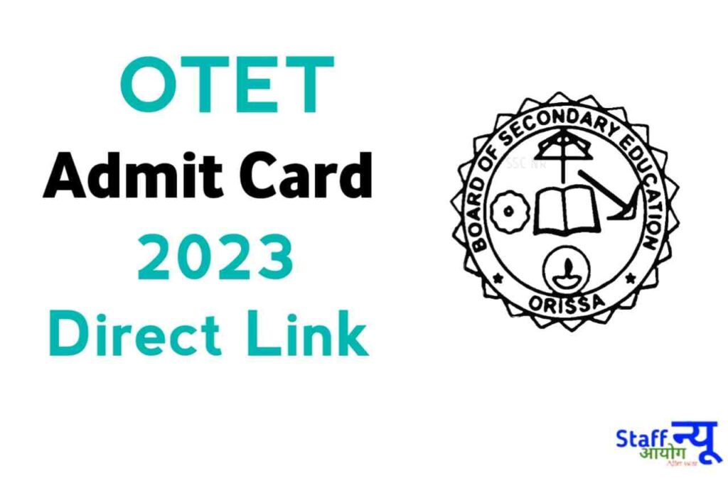 OTET Admit Card 2023