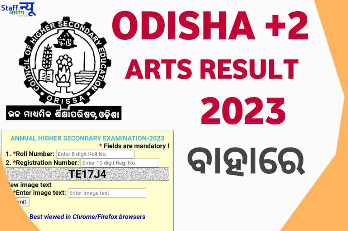 CHSE Odisha +2 Arts result 2023