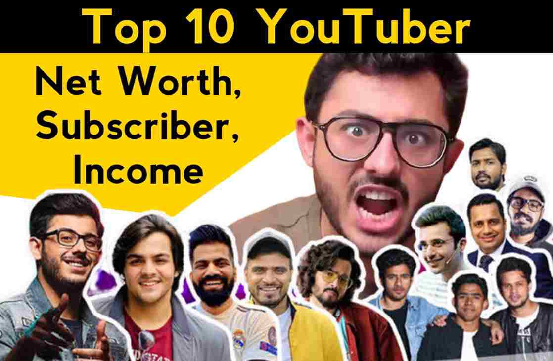 Top Youtubers In India 2023