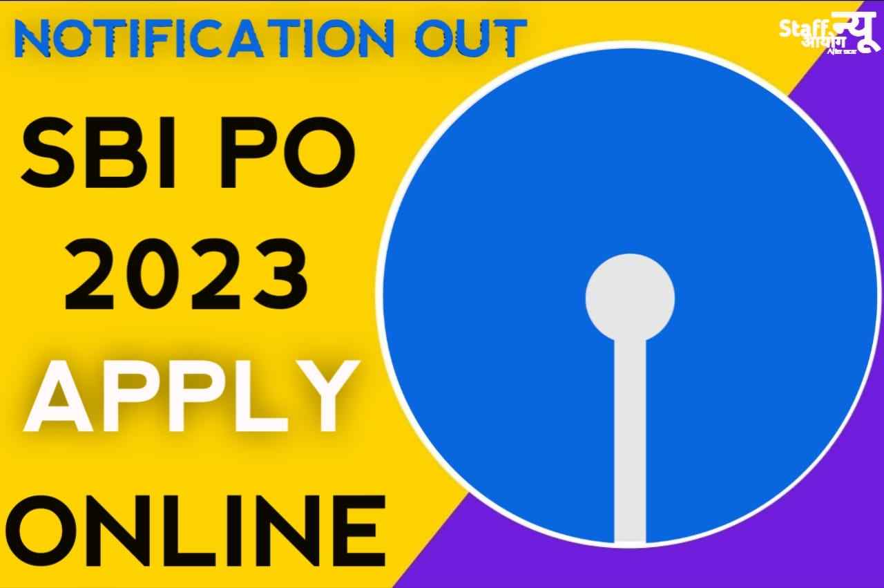 SBI PO 2023 Apply Online