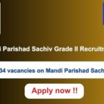 UP Mandi Parishad Sachiv Grade II Recruitment 2024 134 vacancies will be filled. Apply now !!