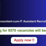 BGSYS Accountant Recruitment 2024: 6570 vacancies will be filled