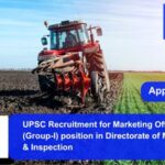 UPSC Recruitment for Marketing Officer (Group-I) position. Apply now !!
