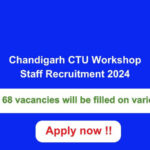 Chandigarh CTU Workshop Staff Recruitment 2024 68 vacancies will be filled. Apply now !!