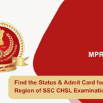Find the Status & Admit Card for MPR Region of SICPO 2024 (Tier-I)