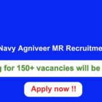 Indian Navy Agniveer MR Recruitment 2024 300+ vacancies will be filled. Apply now !!