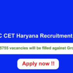 HSSC CET Haryana Recruitment 2024 15755 vacancies will be filled. Apply now !!