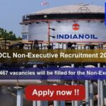 IOCL Non-Executive Recruitment 2024: 467 vacancies will be filled. Apply Online
