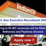 IOCL Refineries and Pipelines Division Non Executive Recruitment 2024, Apply Online for 467 Posts