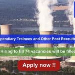 NPCIL Stipendiary Trainees and Other Post Recruitment 2024: 74 vacancies will be filled. Apply now !!
