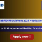 NaBFID Recruitment 2024 Notification, Apply Online for 92 Posts