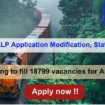 RRB ALP Recruitment 2024 RRB ALP Application Modification, Status 2024