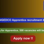 TANGEDCO Apprentice recruitment 2024 500 vacancies will be filled