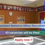 RPSC Assistant Statistical Officer Recruitment 2024, Apply Online for 43 vacancies