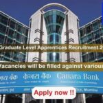 CB Graduate Level Apprentices Recruitment 2024