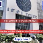 IFCI Limited Recruitment 2024, Apply Online for 9 vacancies