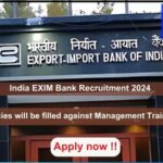 India EXIM Bank Recruitment 2024, Apply Online for 50 vacancies