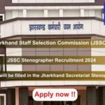 JSSC Stenographer Recruitment 2024