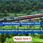 Konkan Railway Recruitment 2024, Apply Online for 190 vacancies