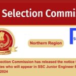 Staff Selection Commission has released the notice for those candidates who will appear in SSC Junior Engineer Executive Paper II 2024